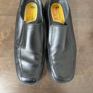 Docker All Motion Comfort Black‎ Leather Men's Slip-On Shoes Size 10.5M